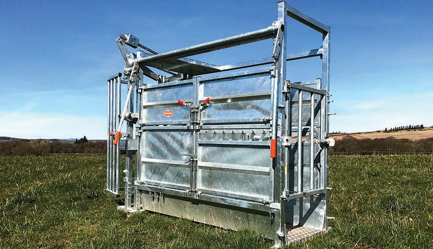 Ritchie Strathmore Cattle Crate with Manual Yoke G Richardson Agri